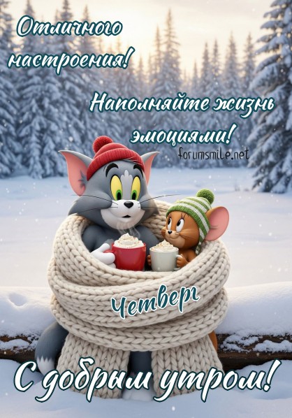 Пусть четверг будет наполнен хорошими эмоциями!