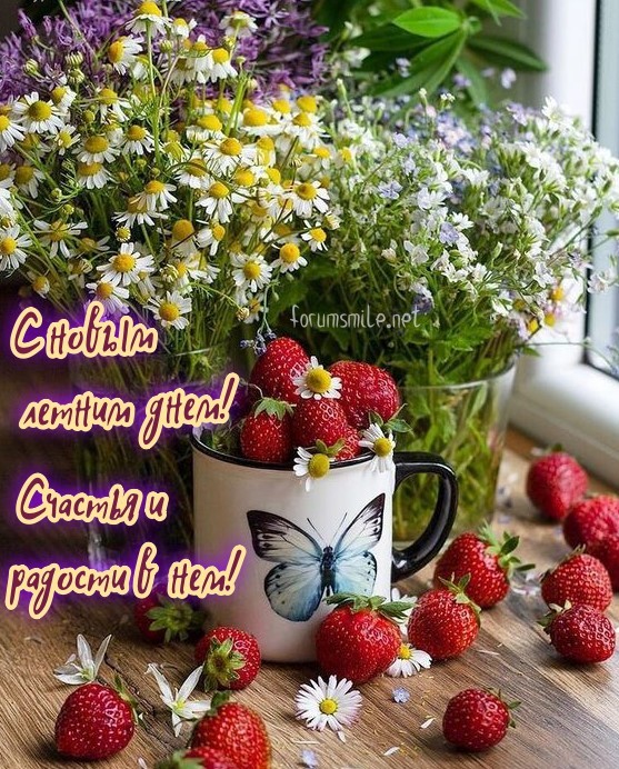 С новым летним днем! Счастья и радости в нем!