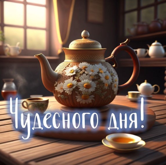 Открытка с пожеланием чудесного дня
