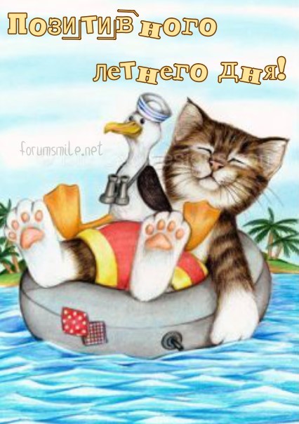 Позитивного летнего дня!