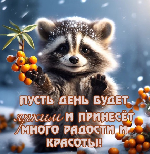 Пусть день принесет много радости и красоты!