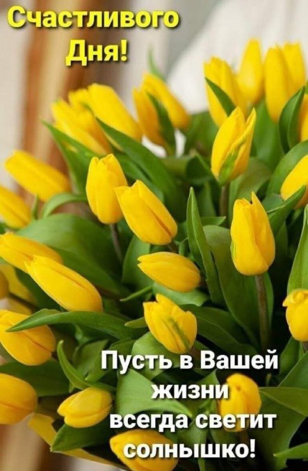 Пусть в Вашей жизни всегда светит солнышко!