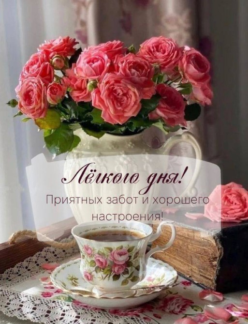 Лёгкого дня, приятных забот и хорошего настроения!