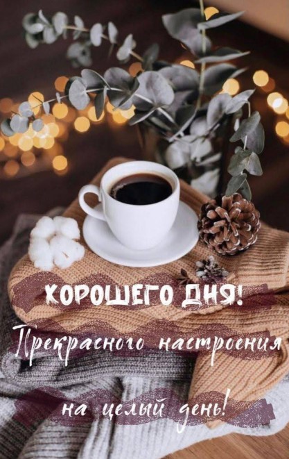 Прекрасного настроения на целый день!