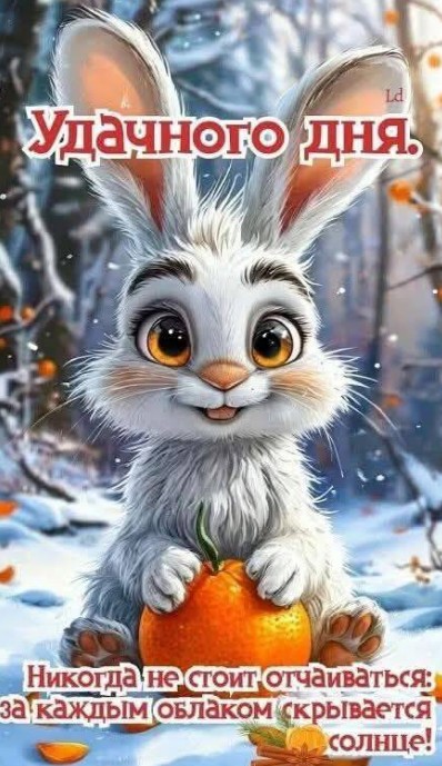 Удачного зимнего дня!