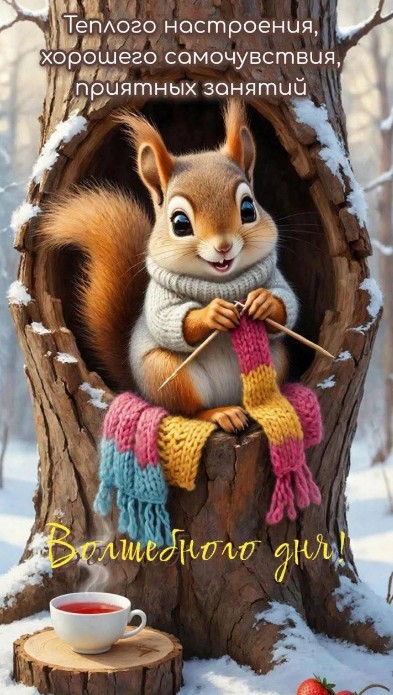 Пусть в вашей жизни будет все прекрасно! Волшебного дня!