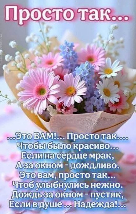 Открытка Просто так с пожеланиями хорошего дня