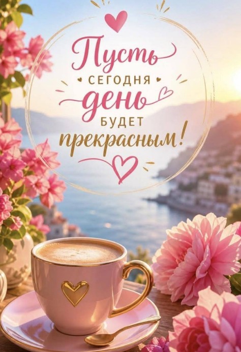 Пусть сегодня день будет прекрасным, доброго дня