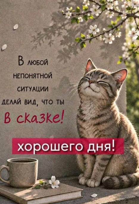 Пожелание хорошего дня и сказки
