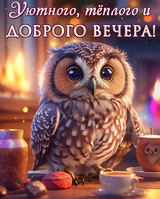 Желаю уютного, теплого и доброго вечера!