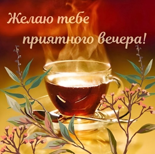 Желаю тебе приятного вечера!