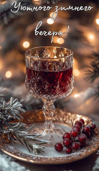 Уютного зимнего вечера!