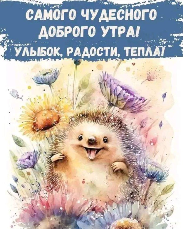Самого чудесного доброго утра! Улыбок, радости, тепла!