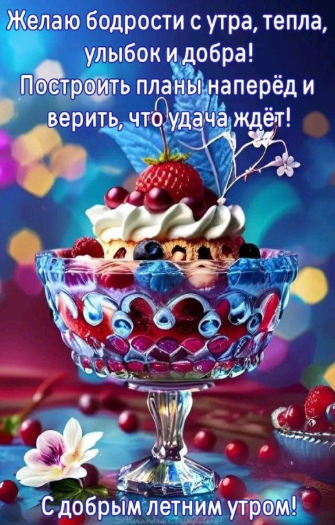 Желаю бодрости с утра, тепла, улыбок и добра!