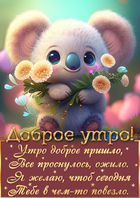 Я желаю чтоб сегодня тебе в чем-то повезло