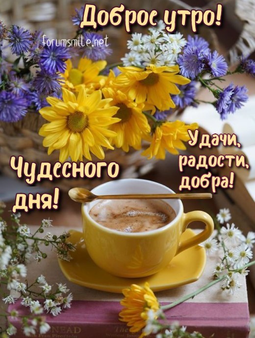Доброе утро, чудесного дня, удачи, радости и добра!