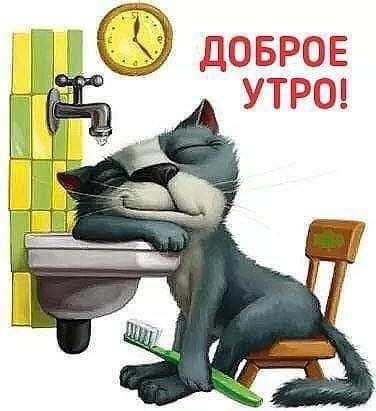 Доброе утро, подьем, пора чистить зубы