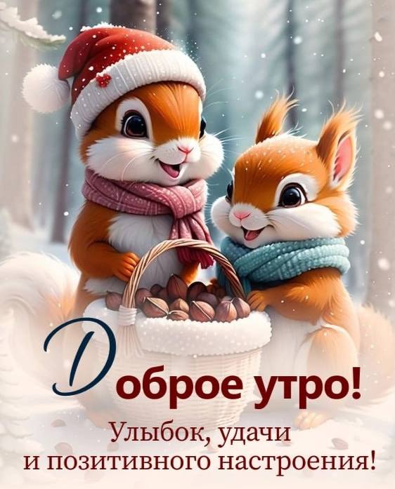 Доброе утро, улыбок, удачи и позитивного настроения!