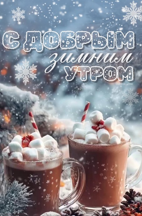 С добрим зимним утром!
