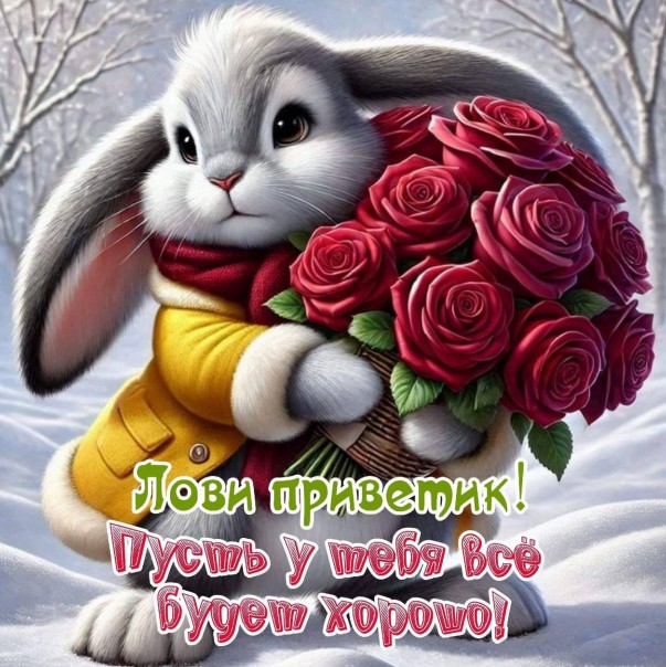 Доброе утречко! Лови приветик!