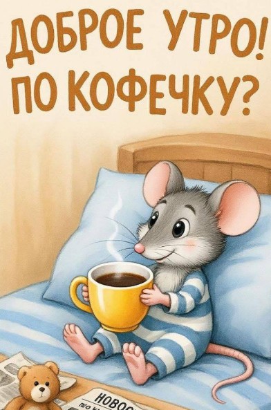 Доброе утро! По кофечку?