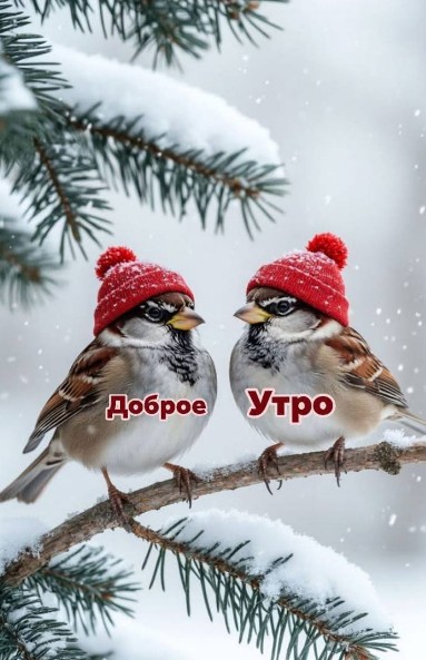 Доброе утро! Приятного дня и хорошего зимнего настроения!