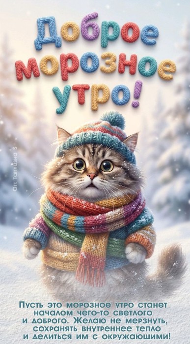  Спокойного и светлого морозного утра!