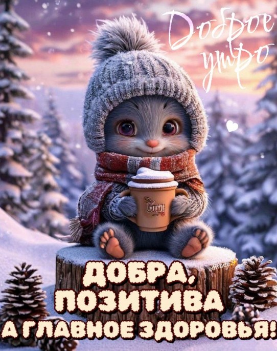Пусть утро начнется с бодрости, принося радость и душевное тепло!
