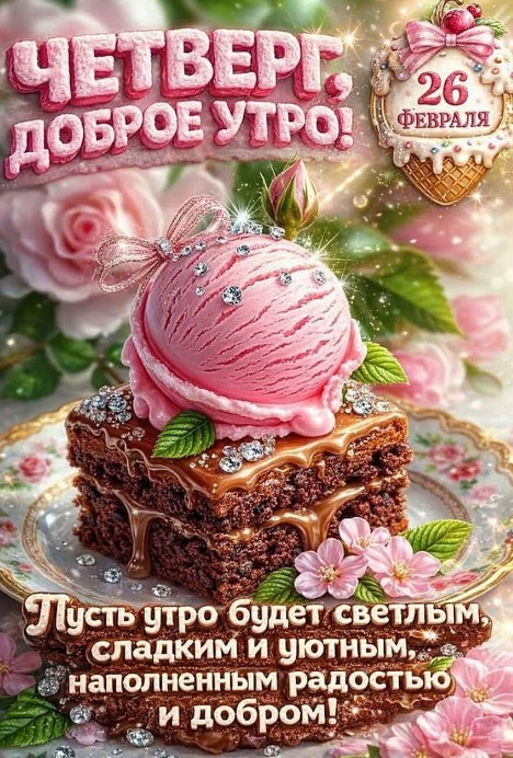 26 февраля, доброе утро Четверг!