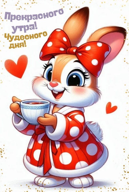 Открытка Прекрасного утра и чудесного дня