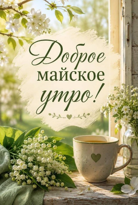 Открытка Доброе майское утро