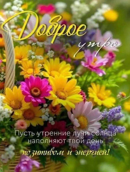 Красивая открытка Доброе утро