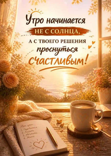 Утро начинается не с солнца — доброе утро