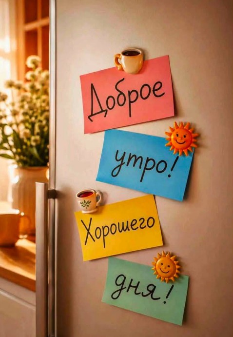 Доброе утро и хорошего дня 
