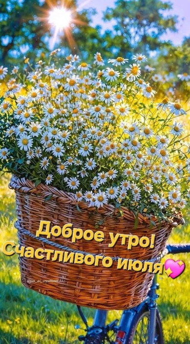 Доброе утро! Счастливого июля!