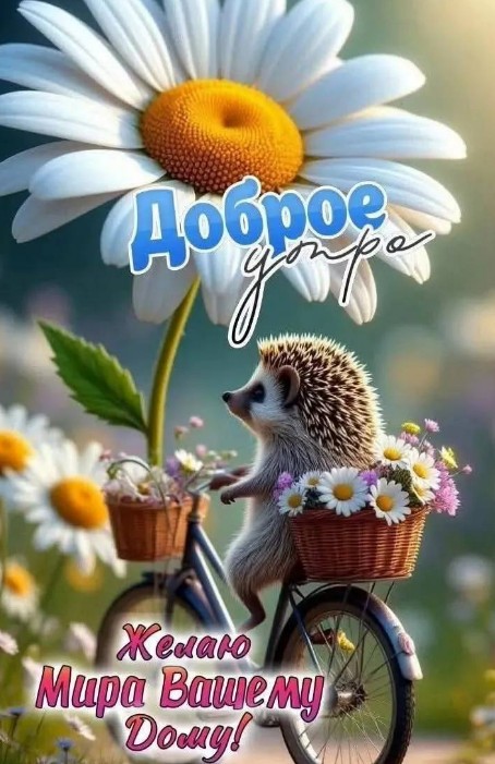 Доброе утро, желаю мира вашему дому