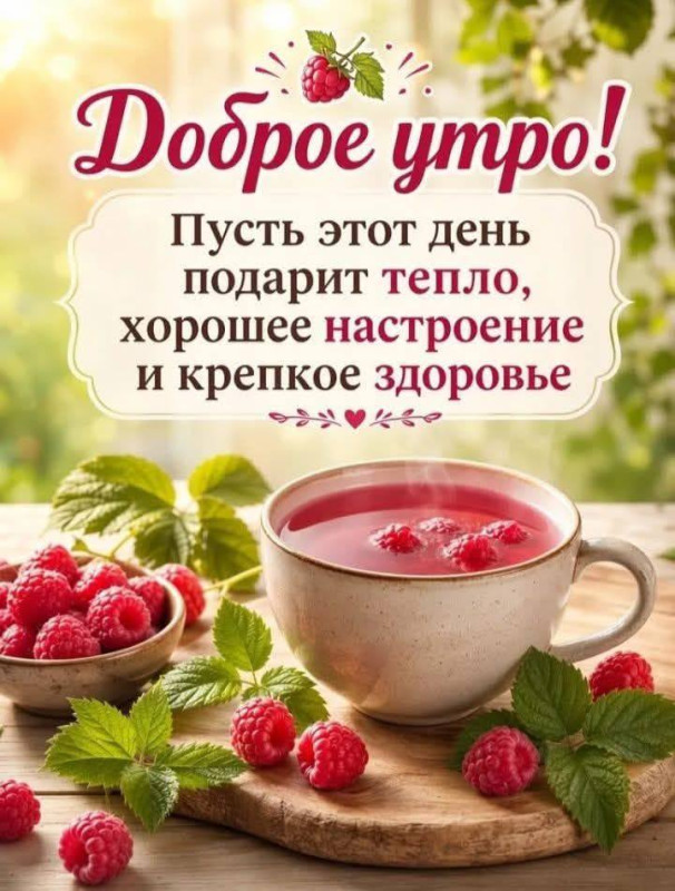 Открытка Доброе утро с пожеланиями