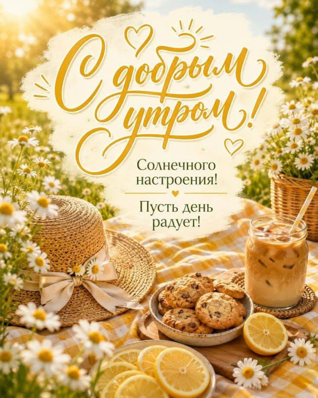 Солнечного настроения, с добрым утром!