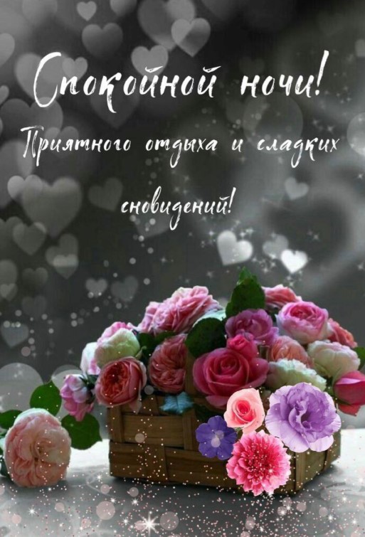Спокойной ночи, приятного отдыха и сладких сновидений!