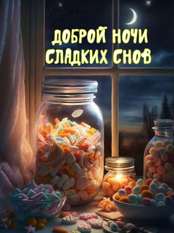 Желаю доброй ночи и сладких снов!