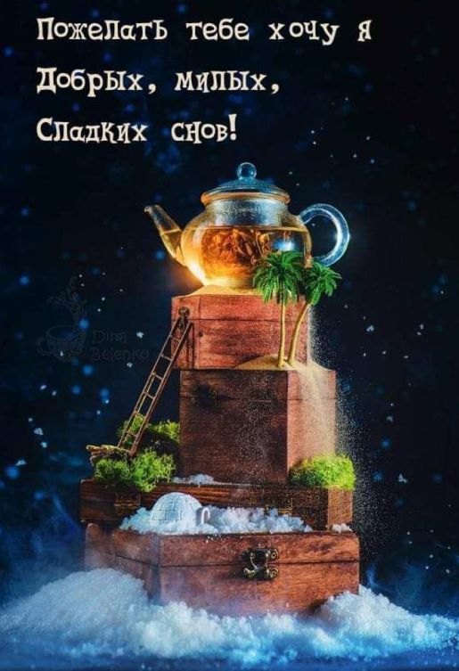 Пожелать тебе хочу я добрых, милых, сладких снов!