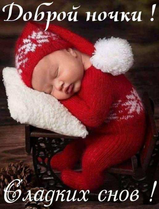 Доброй ночки, сладких снов!