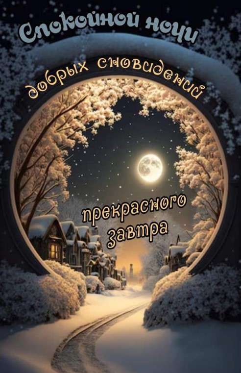 Спокойной ночи, добрых сновидений и прекрасного завтра!