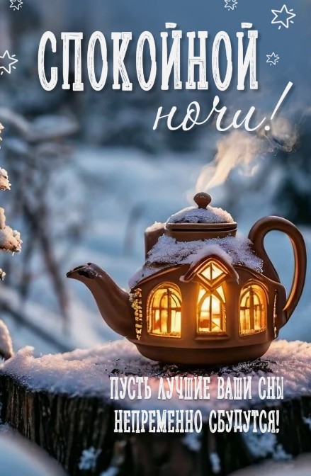 Приятных снов! Пусть ваши сны сбываются!