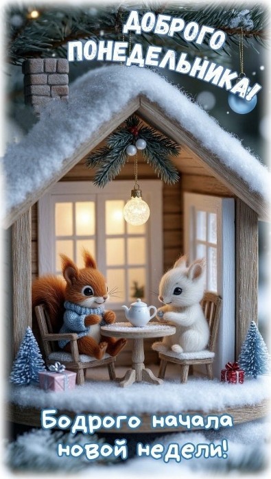 Бодрого понедельника и хорошей недели!