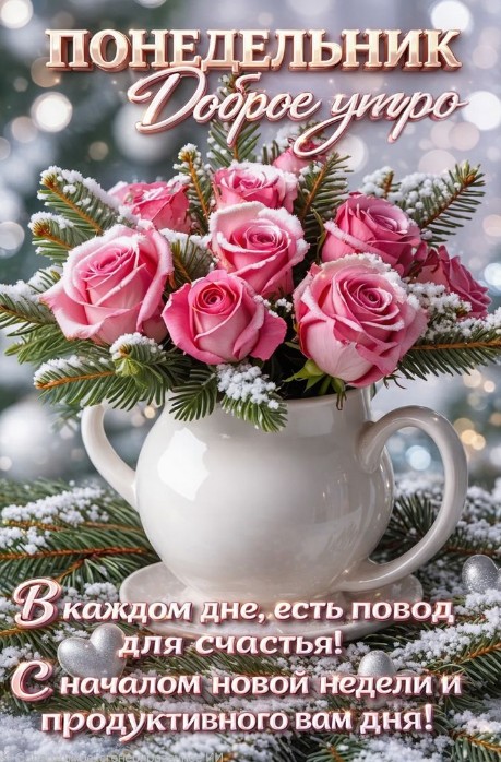 Пусть понедельник принесет только положительные эмоции!