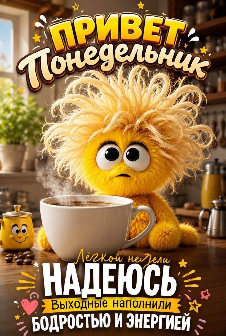 Привет понедельник