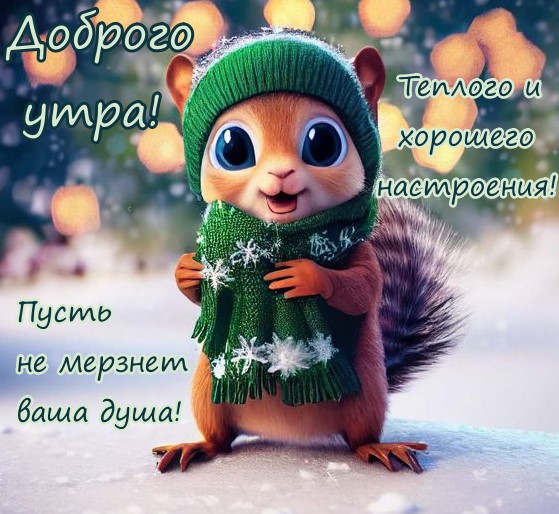 Картинка доброго утра, зимняя